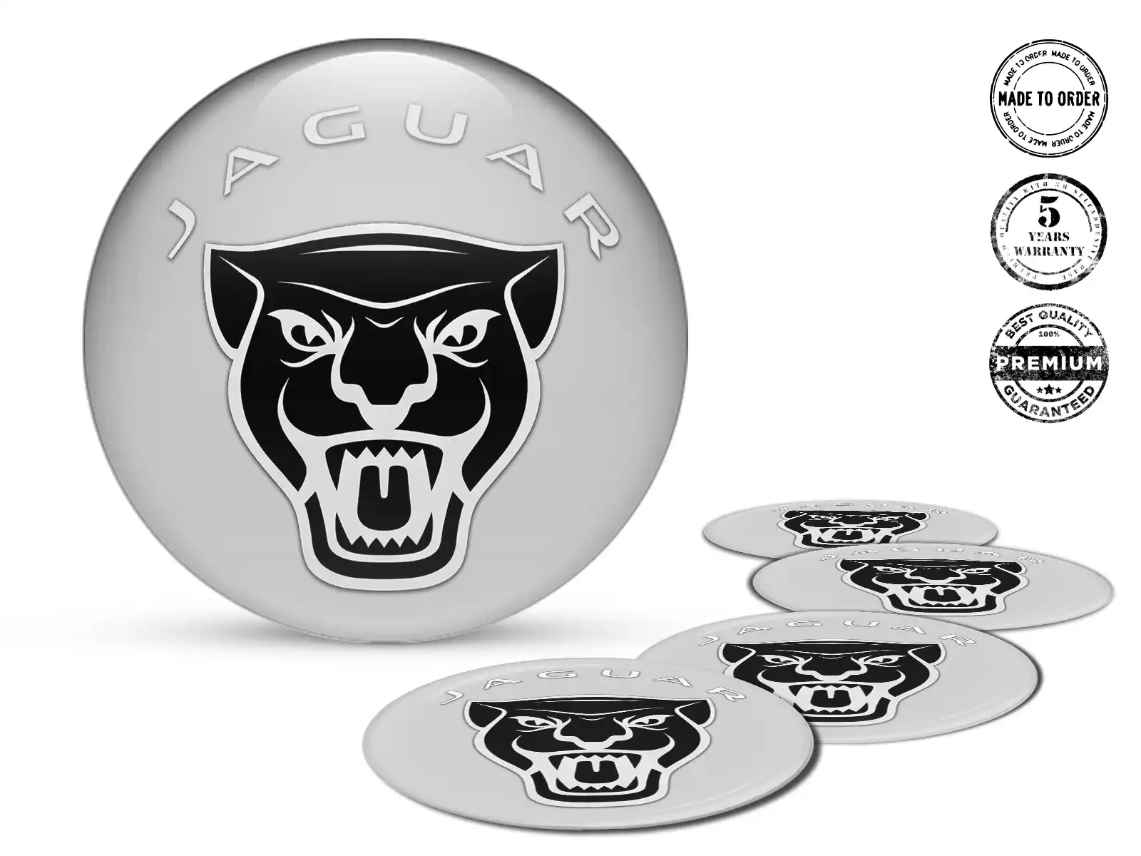 Jaguar Calcomanías de Rueda Edición Pegatinas de Silicona Racing